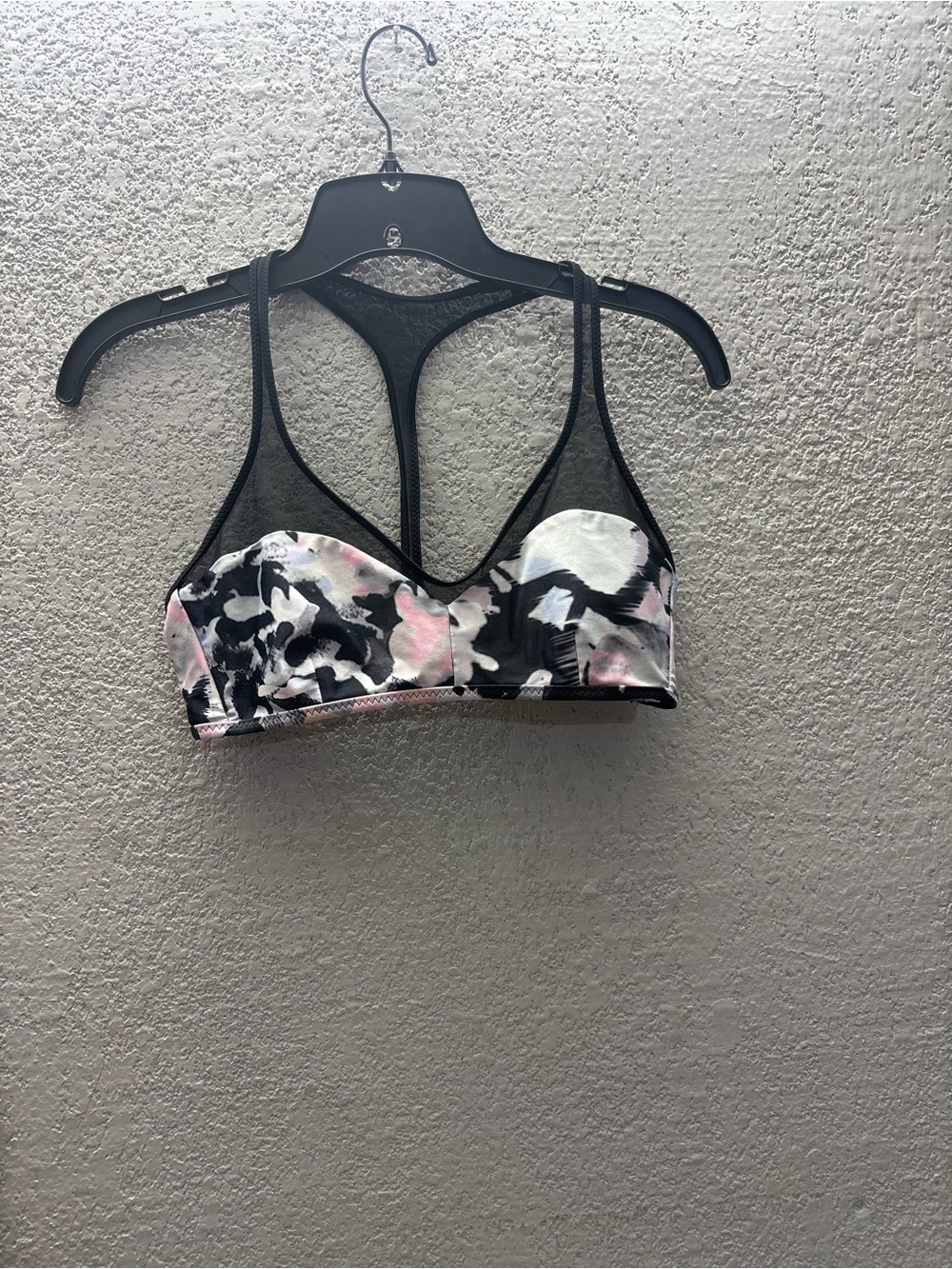 lululemon athletica Black & Pink Camouflage Sports Bra